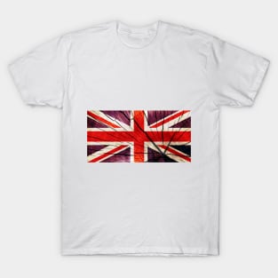 Flag of the United Kingdom - Tree Trunk Wood T-Shirt